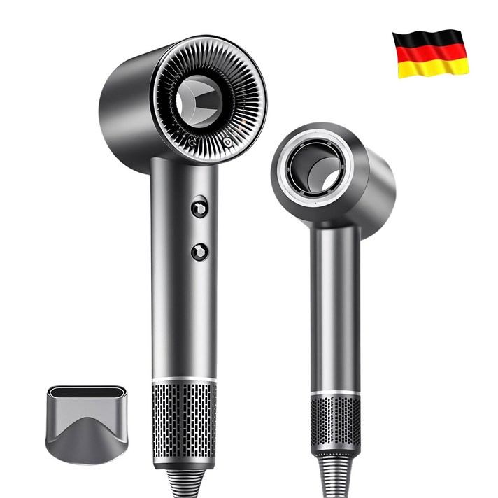 국내발송1600W음이온 초고속 드라이기 항온 모발 보호 자기흡입노즐, 스페이스 그레이, X7S