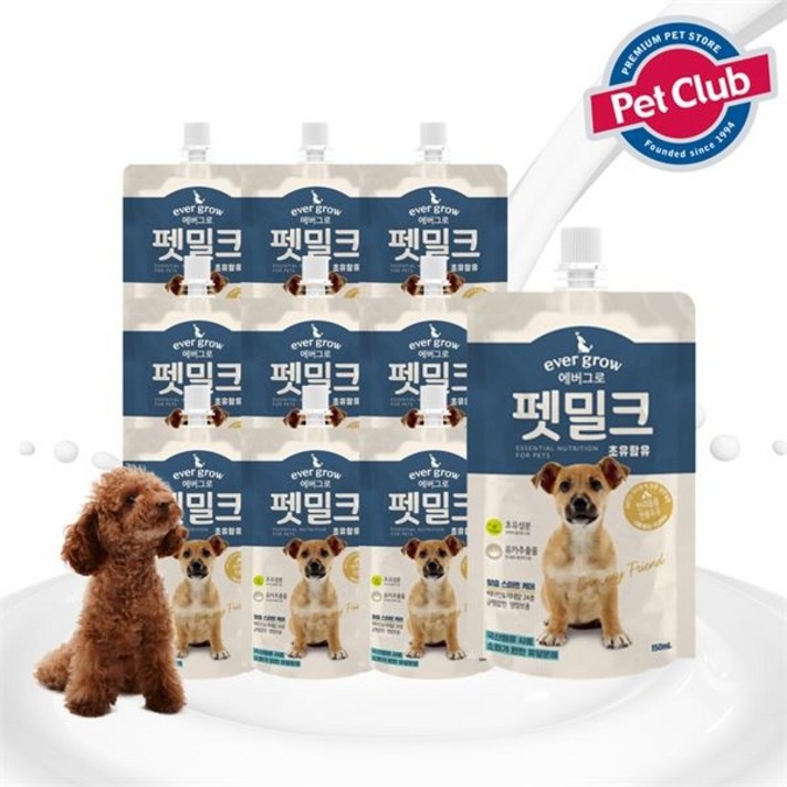 펫클럽 에버그로 펫밀크초유함유 150mlX10개 애견분유, 상품선택/단품