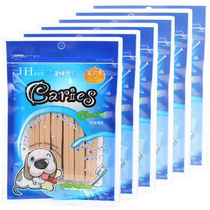 카리에스 애견 치약껌 6개입, 치즈, 6개