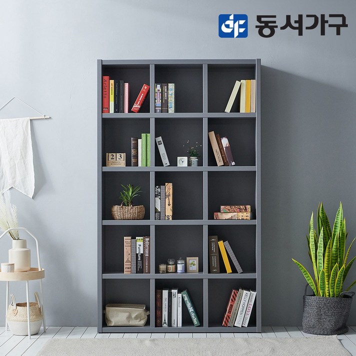 동서가구 피츠 댄디 5단 1200 A 오픈책장 PAC031, 그레이