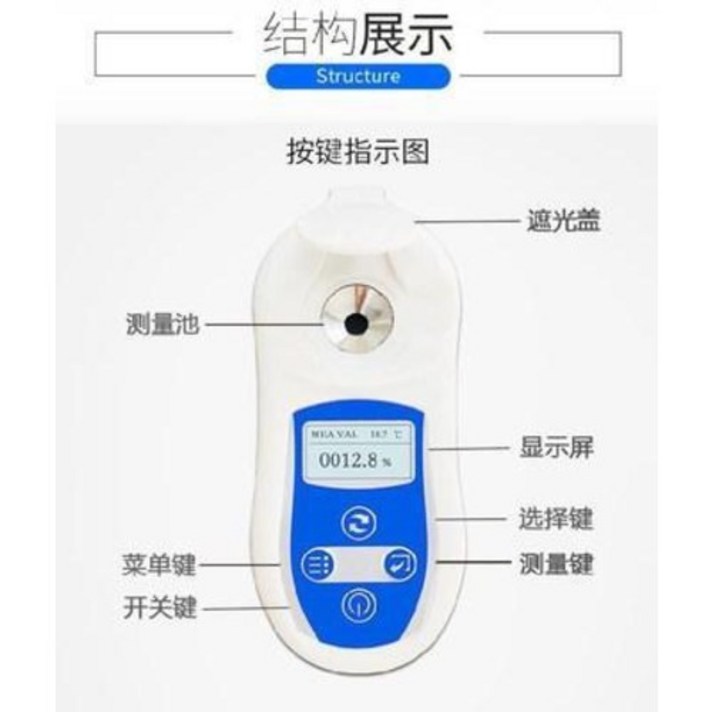 당도측정기 당도계 계 휴대용 측정기 체리과일당료 시럽당도계 고정도 국물, 01 PAL101 프로그램 032% 정밀도