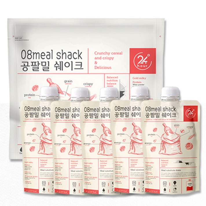 24아워 공팔밀 쉐이크 식사대용 단백질, 60g, 10개