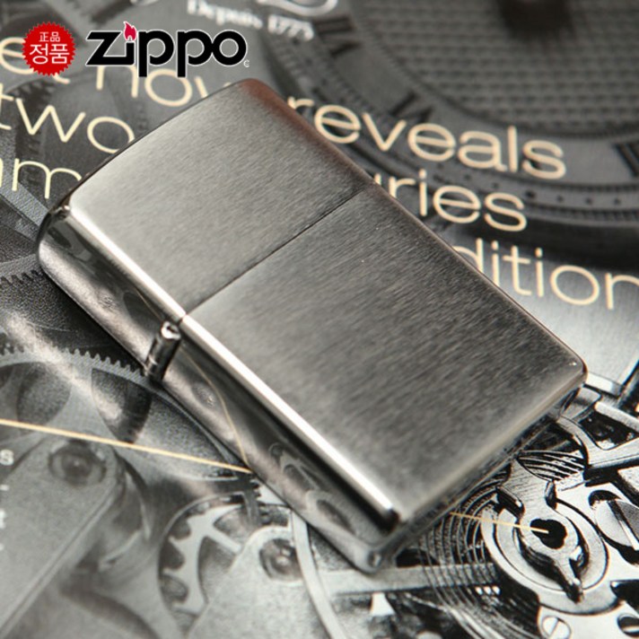 ZIPPO+F23 지포라이터 정품 브러시드 크롬 200 REG