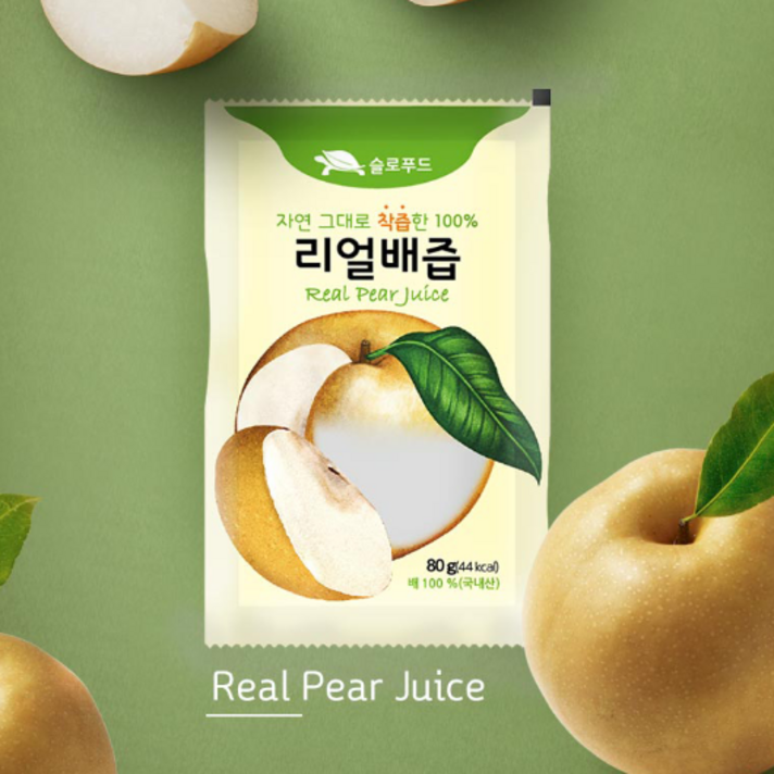 하동 슬로푸드 진한 리얼 배즙 80ml 30포, 120포