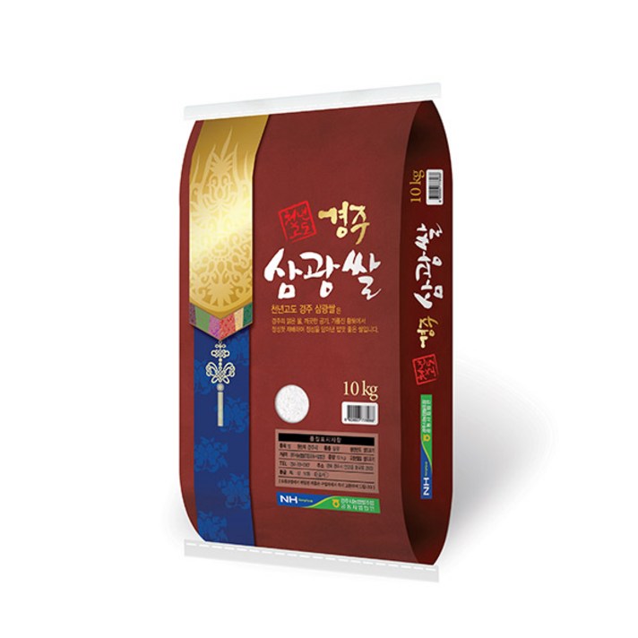 [19년산 햅쌀] 경주시농협 천년고도 경주삼광쌀10kg-당일도정, 1포, 10kg