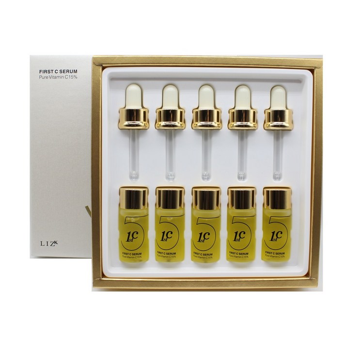 리즈케이 최신상 퍼스트씨 비타민C 세럼 시즌5 뉴제너레이션 비타민15% 10ml*5개(1박스), 5개입, 10ml