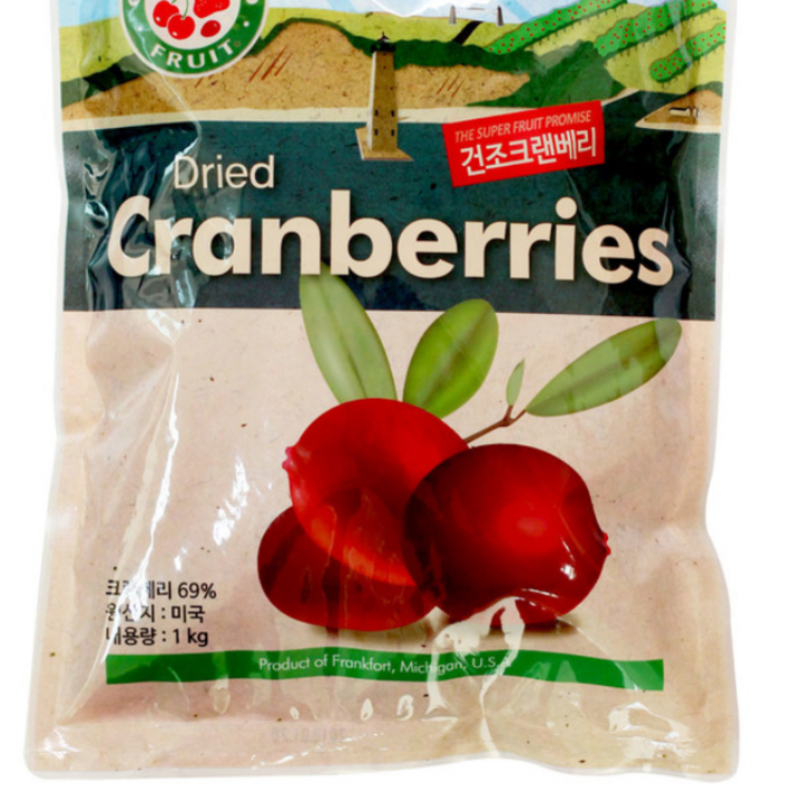 딜라잇가든 건조 크랜베리, 1kg, 2개