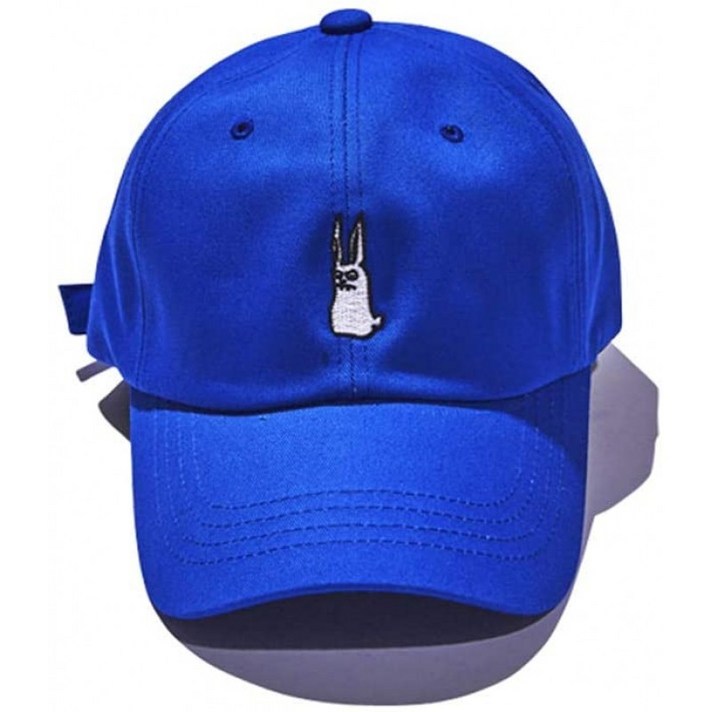[비 에스 래빗]한국 스트리트 패션 브랜드 면 100%의 남녀 공용 자수 로고의 공 캡 GR STRAPBACK BLUE[FR
