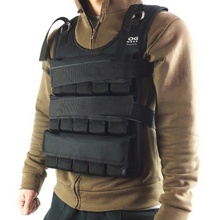 커스텀 중량조끼30kg 무게추 포함 1kg단위로 무게조절 가능