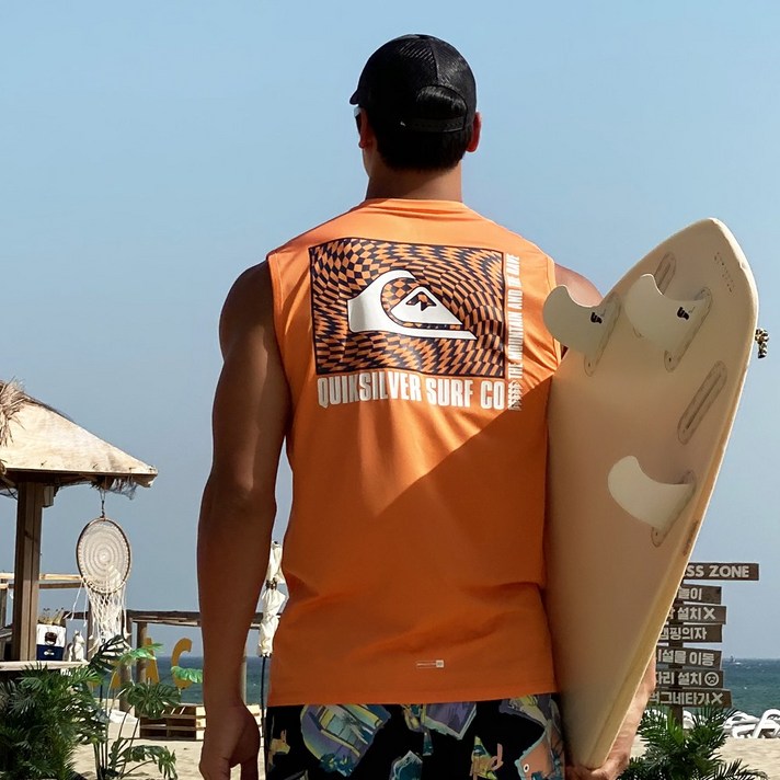 퀵실버 남성 민소매 래쉬가드 QS736OMT