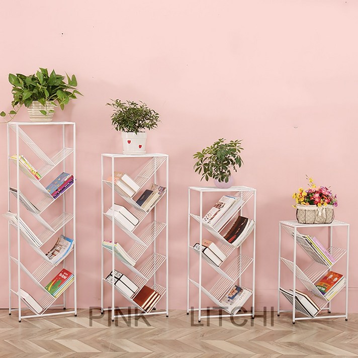 JUN PINK LITCHI 아동책장 가정용 어린이 장난감수납장 겸용 아이방책장 SepQXL16 LLL923SFR04+양말 증정, 사진색-6층(89CM*40CM*25CM)