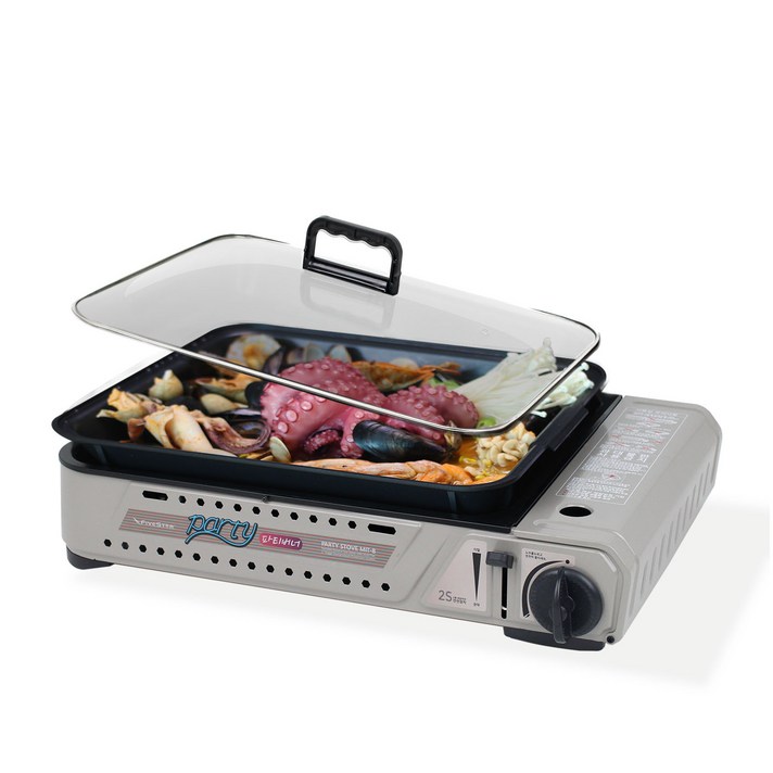 파이브스타 파티버너 MIT-8 휴대용가스버너렌지 세트, 1세트