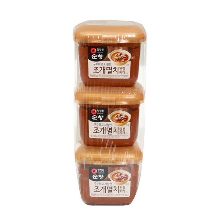 청정원 순창 조개멸치 된장찌개 양념 450g x 3개