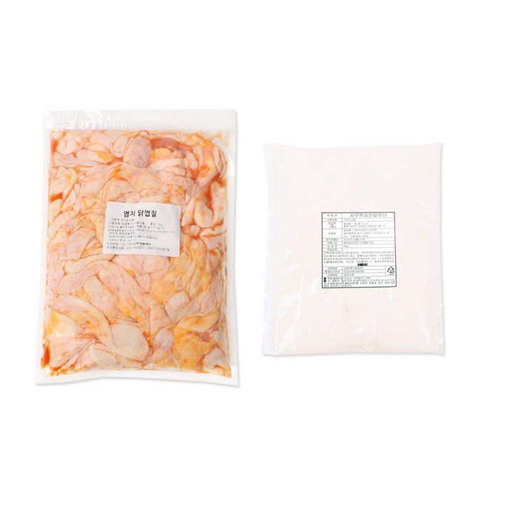 벅스웨이 염지닭껍질 1kg+사우젠 치킨파우더 900g