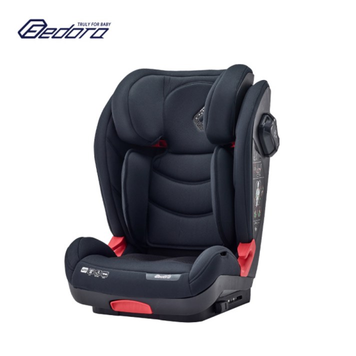 [페도라] WITTI(위티) 주니어 카시트(ISOFIX) / 유럽안전인증 (색상선택), 색상:애쉬 틸