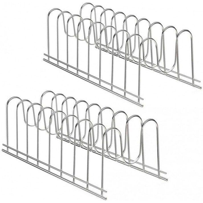 SANNO Lid Holder Organizer 랙 다양한 유로 키친 리드 플레이트용 Organizer 도마 베이크웨어 냉각 랙 냄비 & 팬 서, 단일옵션