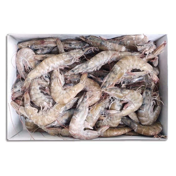 인어교주해적단 도매가 냉동 흰다리새우 대 사이즈 2kg (60~80마리), 1개, 에콰도르산 흰다리새우 대 사이즈 2kg