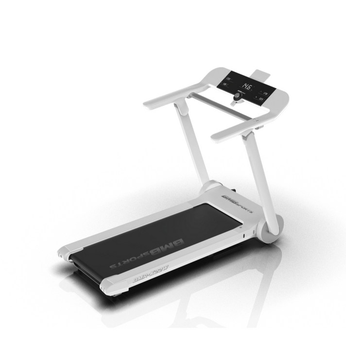 가정용런닝머신 비앰비스포츠 저소음 무진동 이지폴딩 러닝머신 트레드밀, 화이트, BMR-X22