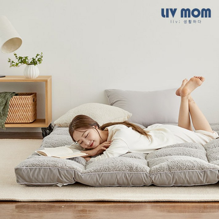 리브맘 대왕 자이언트 양면 양털토퍼 10cm 슈퍼싱글퀸