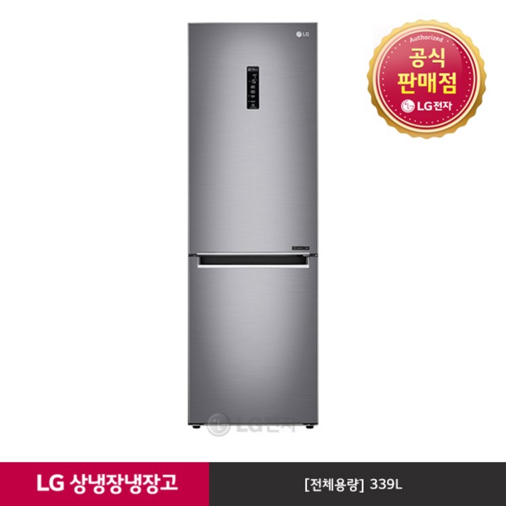 LG전자 [공식인증점] LG 모던엣지 냉장고 M349SE [3주이상 배송지연], 단일상품