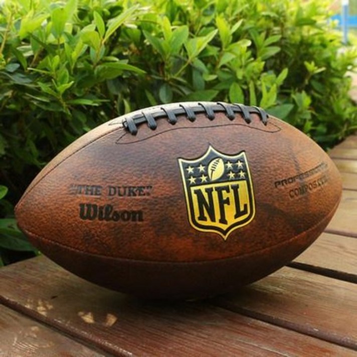 럭비공 미식축구 아메리칸 풋볼 NFL 슈퍼볼 윌슨 복고풍 9호 훈련 성인용 장식