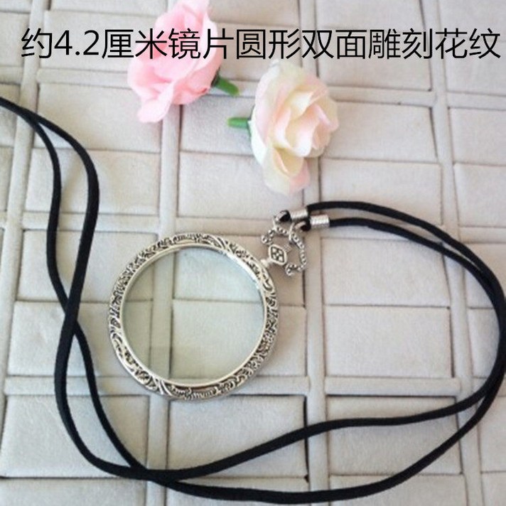 패션 확대경 돋보기 목걸이 한혜연 스타일 슈스스, 옵션 1