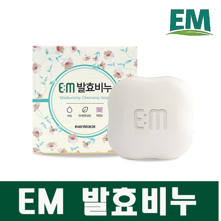 E M [공식판매] EM 발효비누 100g, 10개