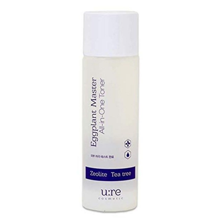 해외 8월 URE SKIN 에그 플란 트 마스터 올인원 토너 180ml /, 아리마켓 1ari