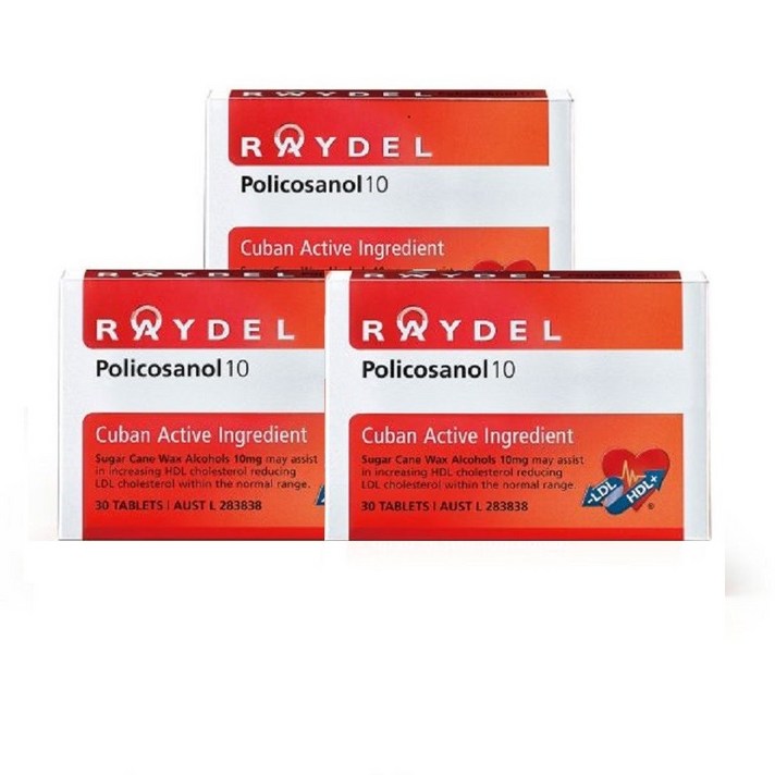 호주 레이델 폴리코사놀 10mg 30정-3개, 3박스