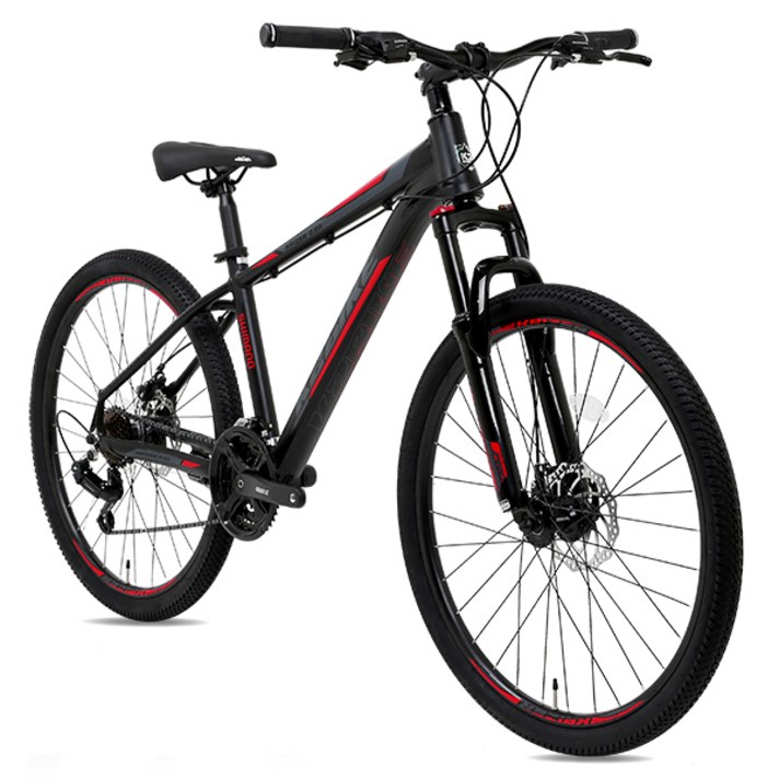 K2BIKE 2021 알루미늄 MTB자전거 로건2.1D 27.5인치 시마노21단 디스크브레이크 MTB 자전거, 로건2.1D 27.5형 매트블랙 미조립