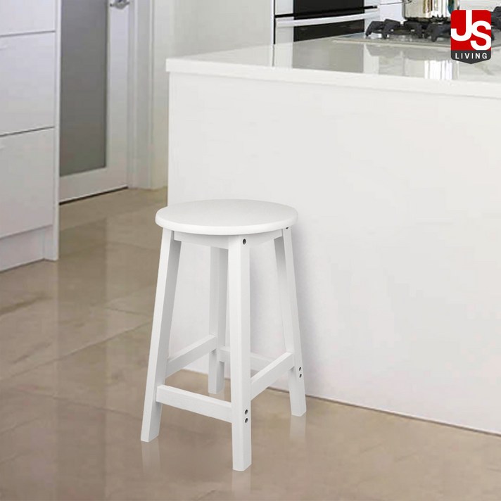 제이에스리빙 원목 홈바 의자 높은 아일랜드 예쁜 홈바의자 주방 스툴 인테리어 바의자 식탁의자 북유럽 1인용 거실 모던바의자 트롤리, 트롤리-화이트