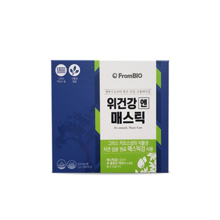 [멸치쇼핑]11 프롬바이오 위건강엔 매스틱 3gx15포x2박스 (총 30포) 1개월분 z, 상세페이지 참조, 상세페이지 참조