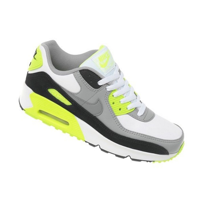 [나이키] 운동화 CD6864-101 에어 맥스 90 LTR- GS (흰회형광) NIKE