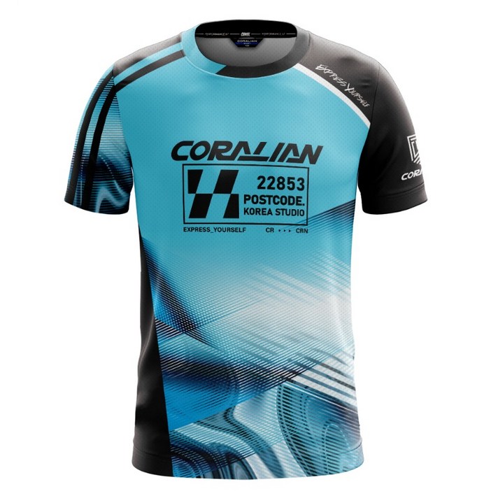코랄리안 남여 그래픽 반팔티셔츠 CRT C1215 C2215 코랄21SS