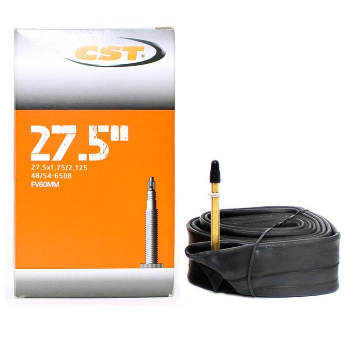 CST 27.5인치 튜브 27.5x1.75~27.5x2.125 FV60 산악MTB 자전거튜브