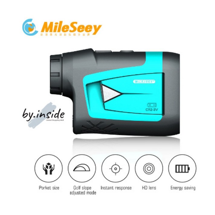 Mileseey밀레쉬 차쉬넬 골프 레이져 거리측정기 600M (배터리포함)