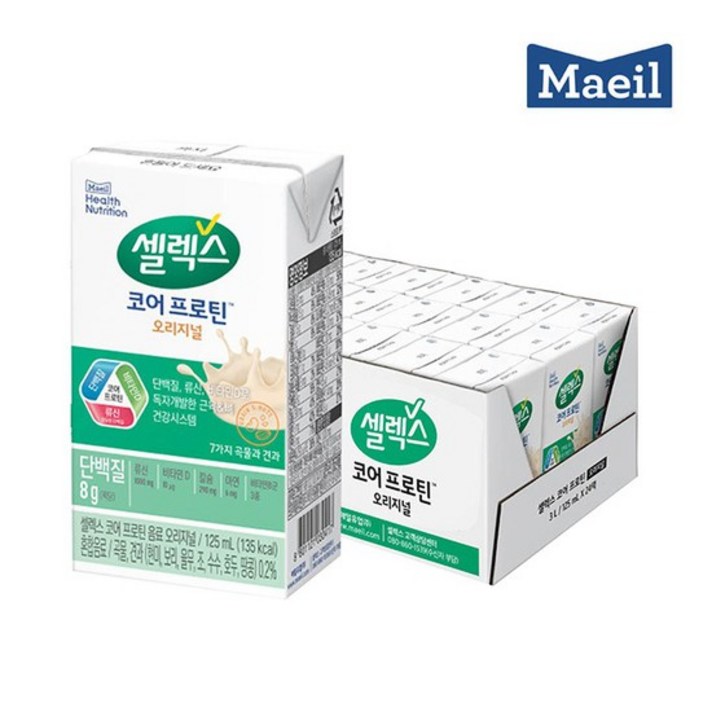 셀렉스 매일 마시는 프로틴, 125ml, 48개