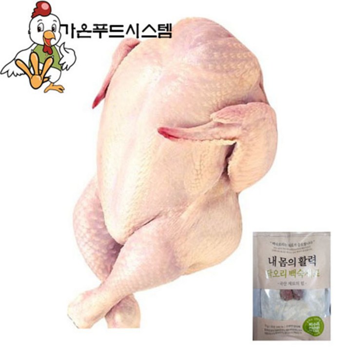 토종닭 백숙 삼계탕용+재료1봉, 1개, 1500g