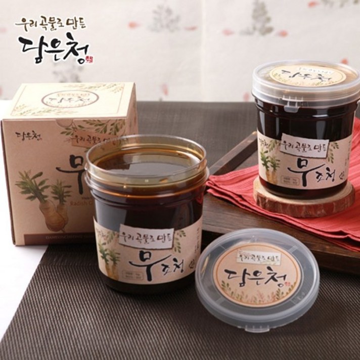 담은청 무조청 2종 조청 선물세트