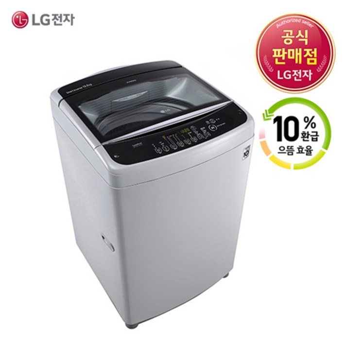 LG전자 통돌이 세탁기 TR13BK 스마트인버터모터 13kg, TR13BK(폐가전수거없음)