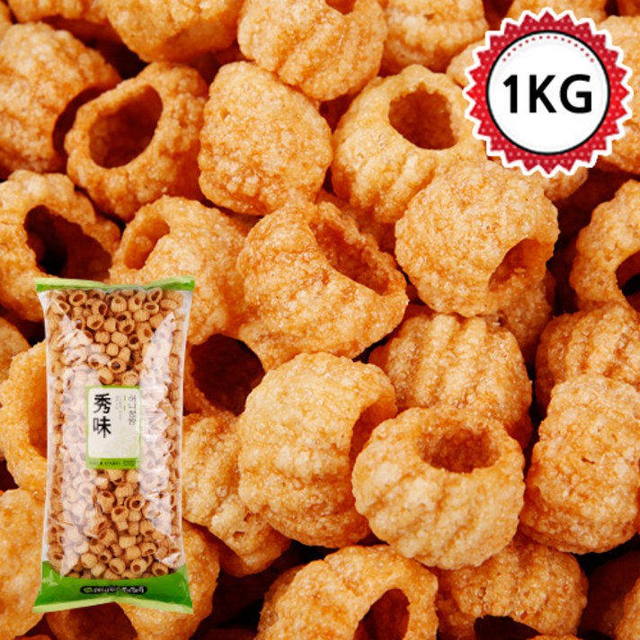 허니꿀짱 1kg 대용량 업소용 대용량과자 옛날과자 추억의과자 벌크 주전부리 맥주안주, 1개