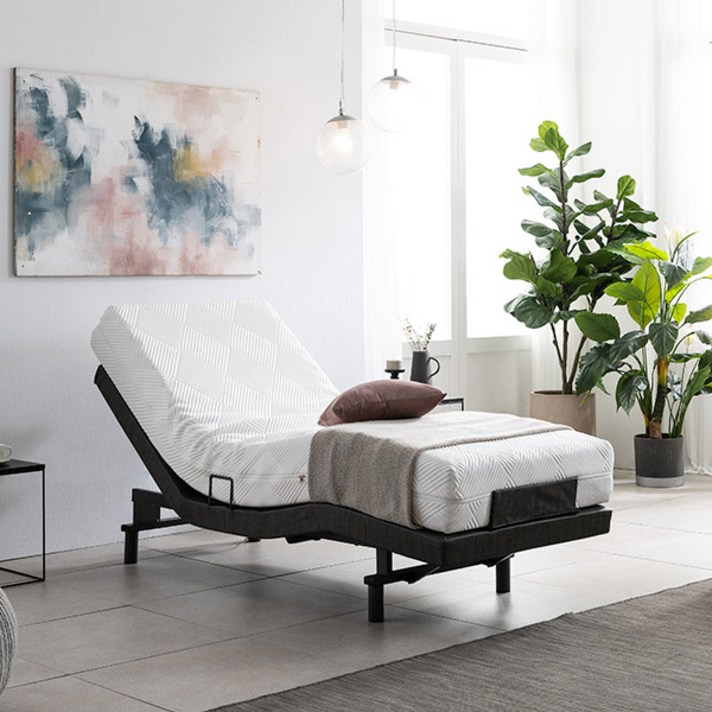 [삼익가구]블라베 기획 모션베드(매트제외-멀티싱글), 그레이