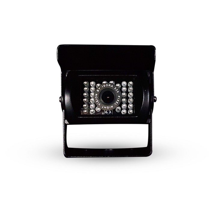 후방카메라 화물차 30LED 야간적외선 트럭 12V~24V, 시모스-블랙