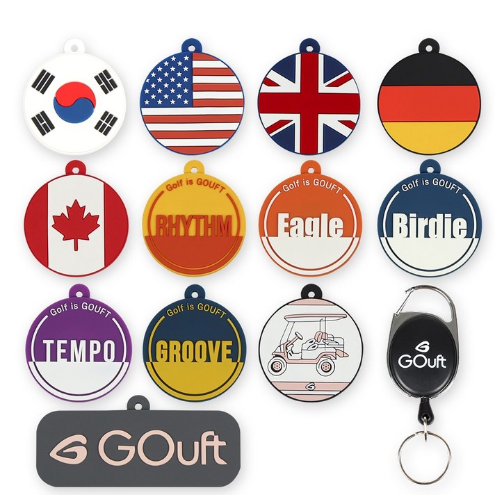 고프트 골프장갑&볼마커 멀티홀더 특허 퍼팅용품 골프 골프용품 골프장갑 볼마커 필드 필드용품 스크린 연습 연습용품, 01. 한국