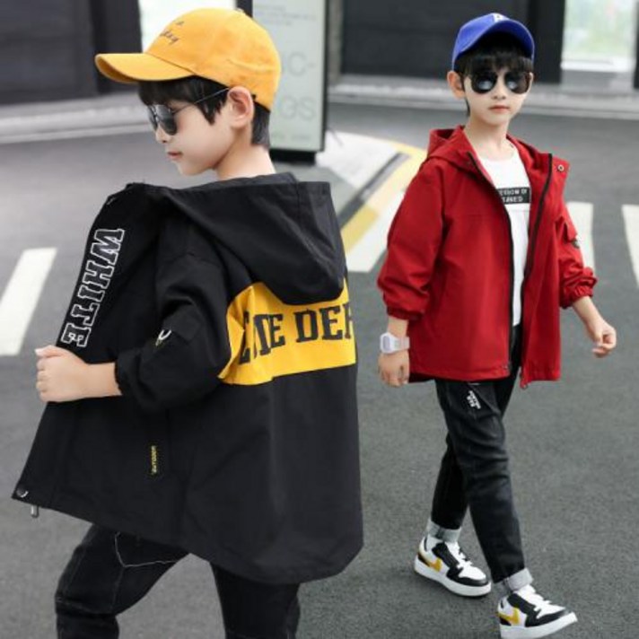 에이탑키즈 아동용 디디에 바람막이 후드집업점퍼