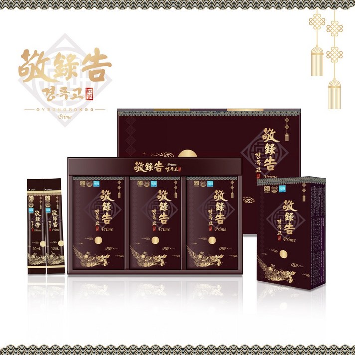 경록고 프라임 스틱 진액 10ml 30포(홍삼 녹용 침향), 30포, 10g x 30포