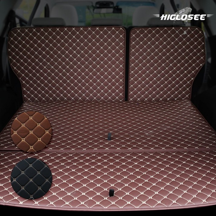 하이글로씨 다이아몬드 트렁크매트 가죽 차박 승용 SUV 전차종 평탄화 캠핑, 르노삼성 QM3