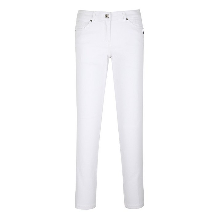 팬텀 (20년 봄 이월상품 초특가세일) 여성 골프웨어 화이트 진 바지 //22101PD357 WH// NC불광점