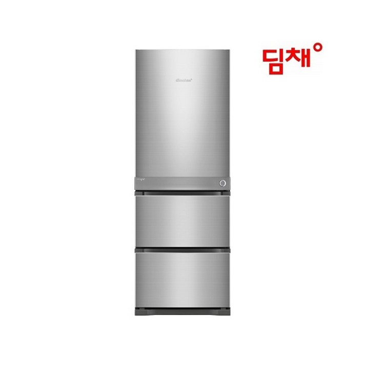 위니아딤채 스탠드형 3도어 김치냉장고 330L 오브 실버 NDT33ELMBS