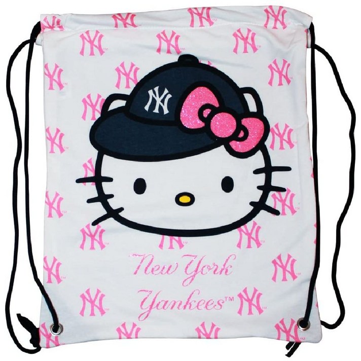 FOCO MLB 헬로 키티 졸라 매는 끈 책가방